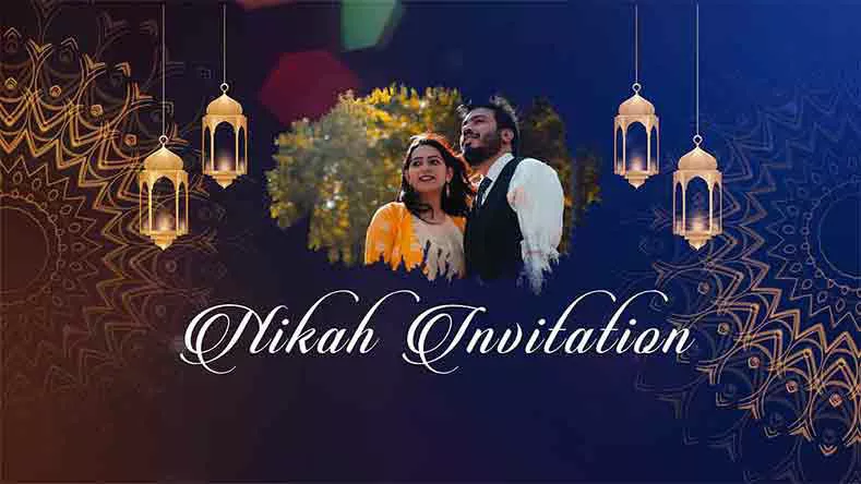 Whatsapp nikah invitation video